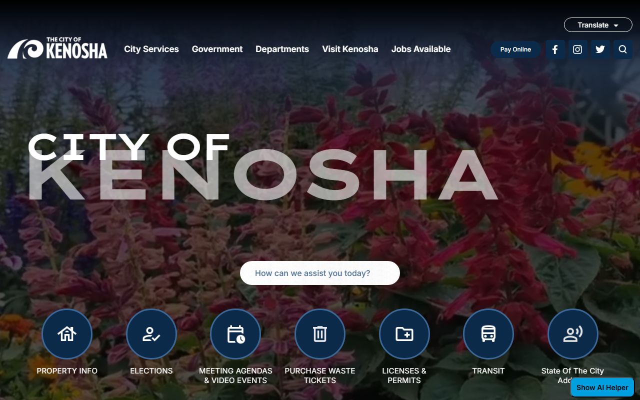 Kenosha Booking Releases and city government