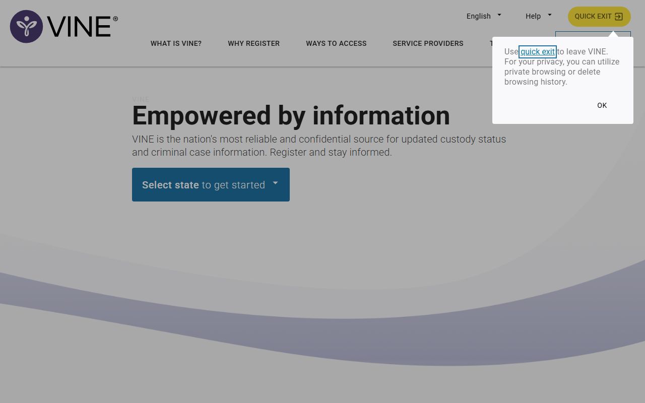 Wisconsin Booking Releases VINELink